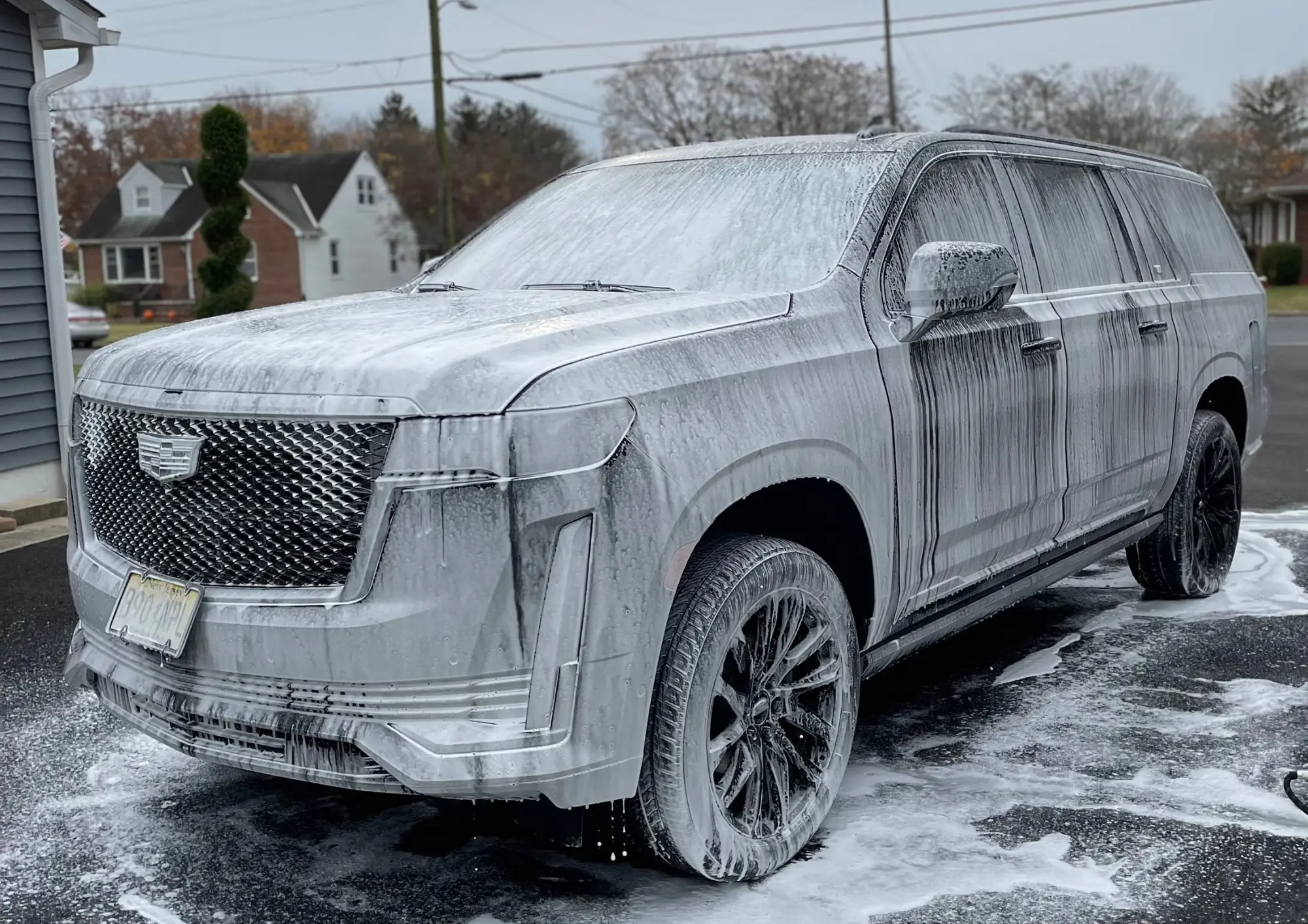 Black Cadillac Escalade — Exterior Detail